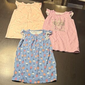 Kids Pajamas Set - Pink, Blue, and Purple